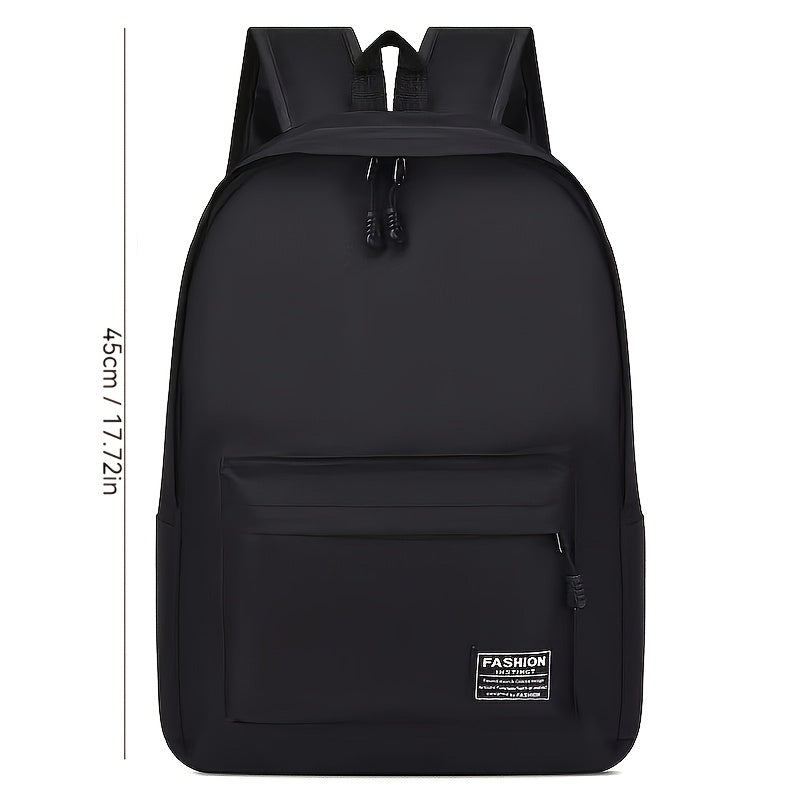 Padded laptop backpack with large capacity for men, students, and hiking