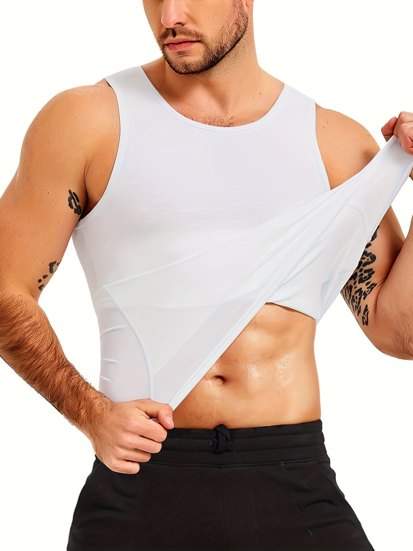 Men's Compression Tank Top for Slimming and Posture Control