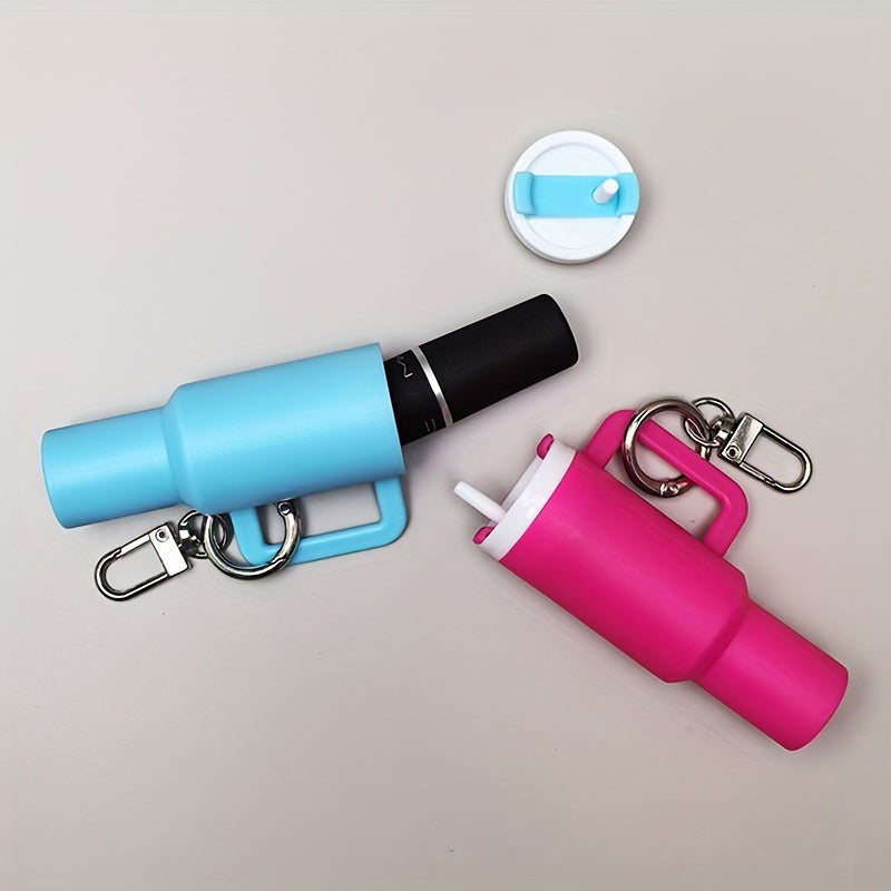 Get your hands on the adorable 6CPS Mini Cup Keychain, a fun and practical accessory that can also be used to store lipstick, ornaments, and other small items. It makes for a perfect gift to give to others.