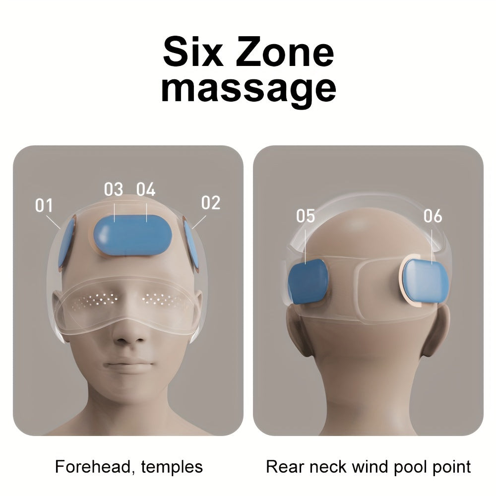 3-in-1 Massager for Head, Eyes, and Sleep Support