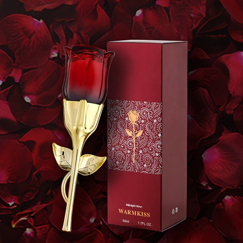 50ml Midnight Rose Women's Light Perfume with a fresh, natural and unique floral fragrance, ideal as a gift for a girlfriend.