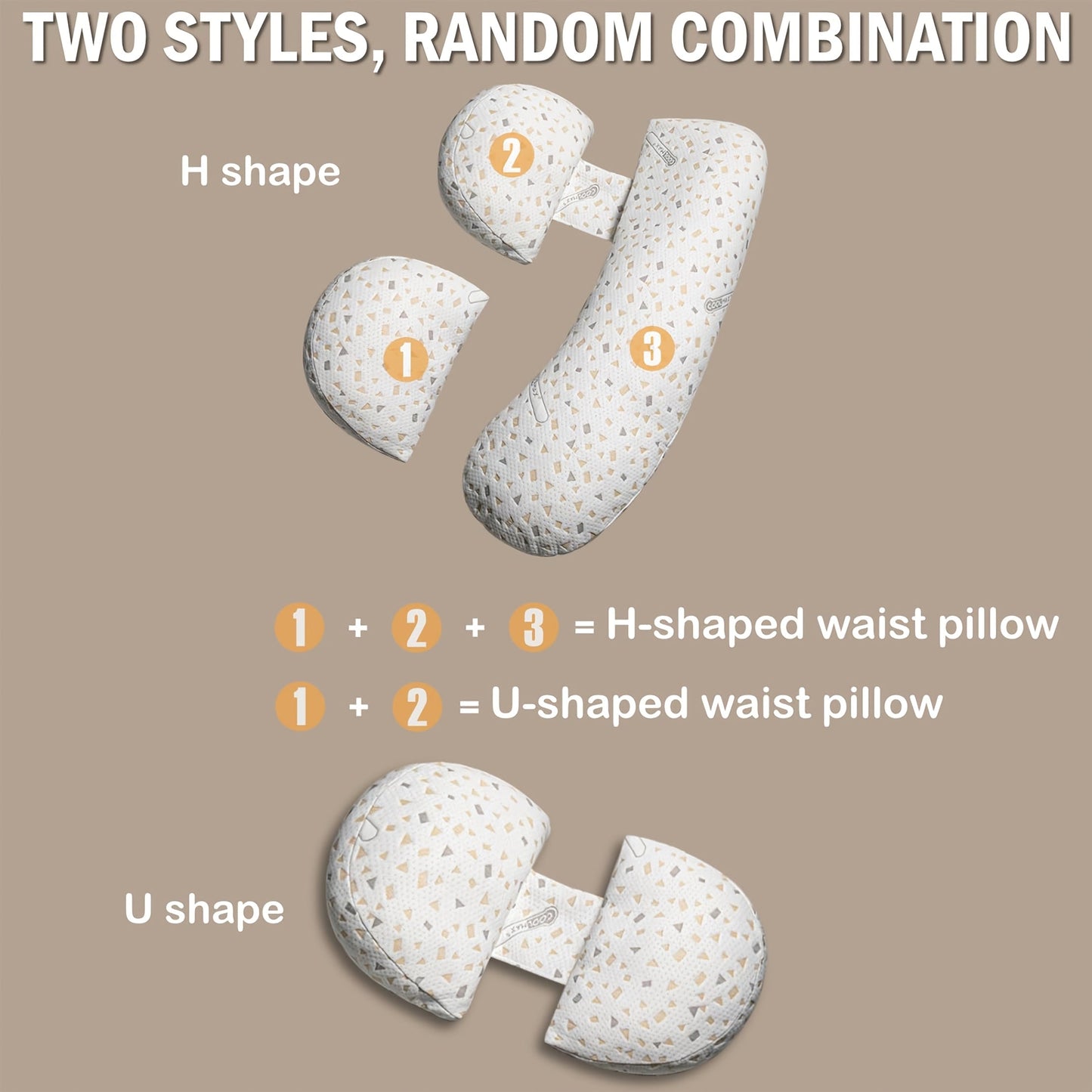 SoftTouch Pregnancy Pillow, featuring a versatile U-Hug design, made from polyester fiber material for ultimate comfort. Provides comfortable support for side sleepers, serving as a maternity cushion for back and belly support.