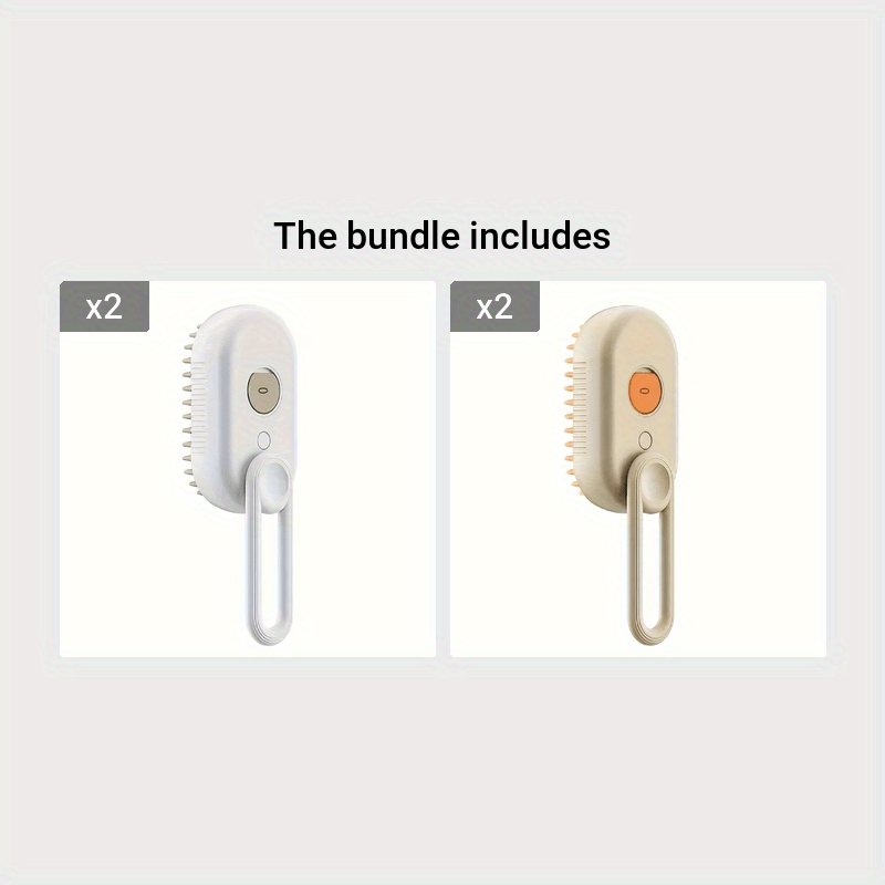 3-in-1 Small Animal Steam Brush for Cats and Dogs, Comb with Steam to Remove Tangled Hair