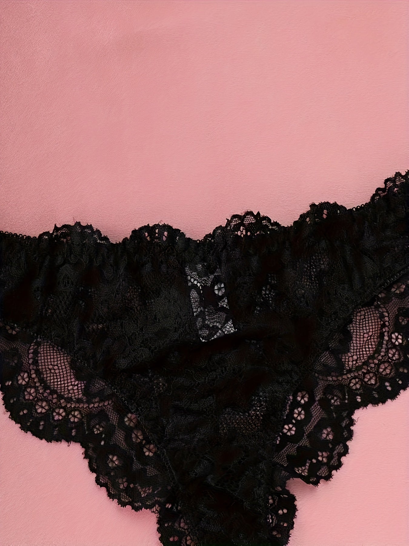 Lace lingerie set with a seductive design.