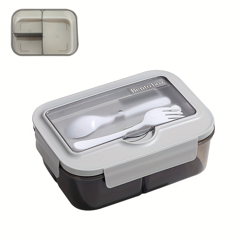 Fresh-keeping Leak-proof Double-layer Lunch Box, Large Capacity, Microwave Safe, Portable Meal Box for Work or School, Nutritional Sub-packaging - Say Goodbye to Fast Food with this 1-piece set.