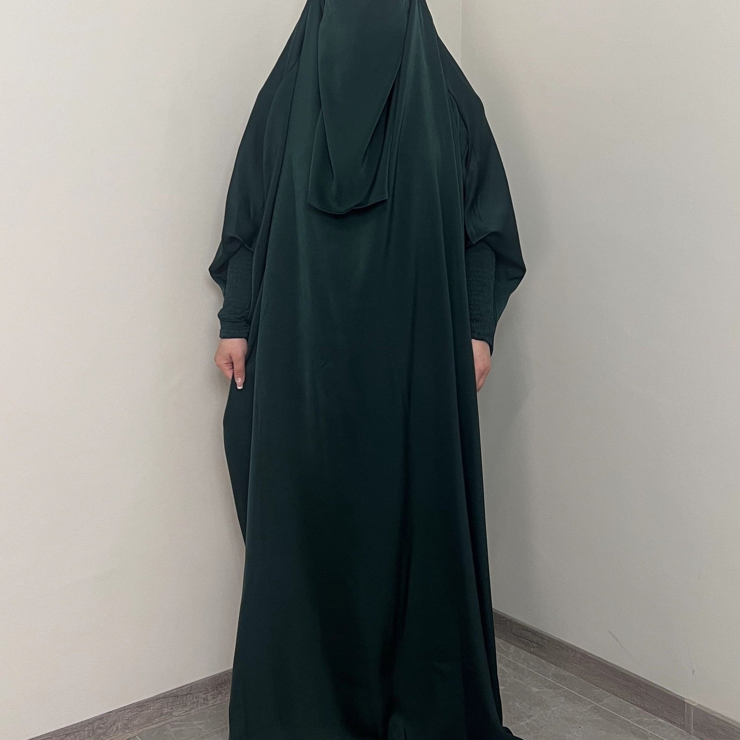 Free Size Modesty Dress with Attached Niqab