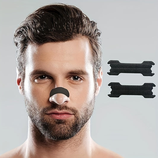 Durable, versatile nasal strips made of black bamboo charcoal fiber for a restful night's sleep.