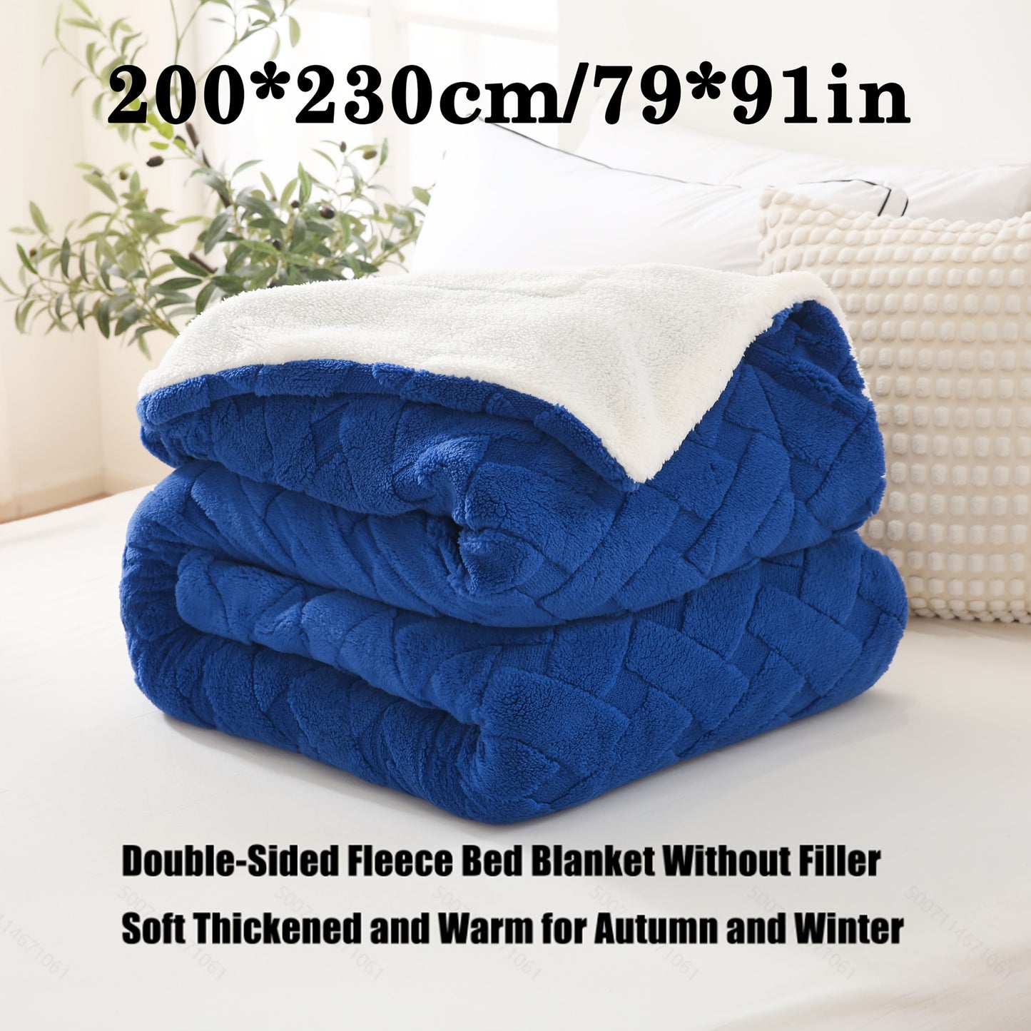 Stay cozy all year round with our 1pc Cozy Contemporary Diamond Pattern Fleece Throw Blanket. Made from a soft polyester blend with sheep fleece composite, this blanket offers all-season warmth and is perfect for use in the bedroom, on the sofa, in the