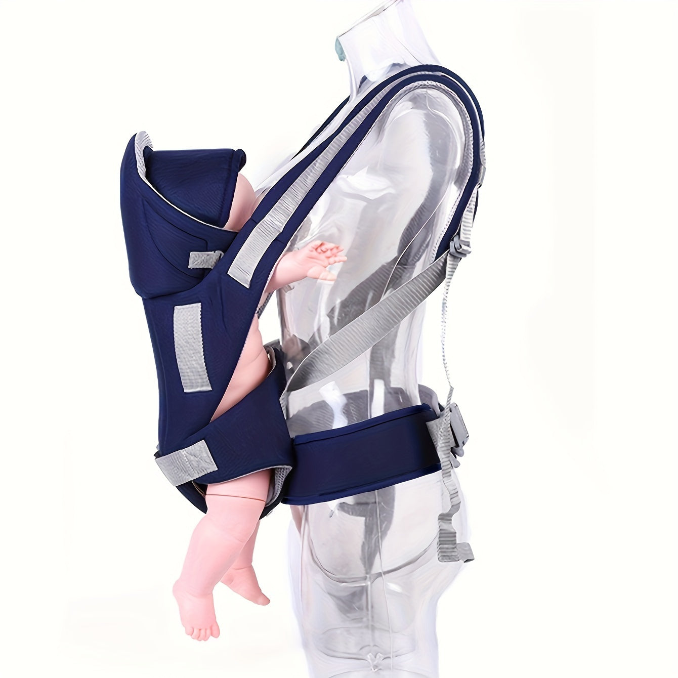 A versatile large baby carrier with a breathable design and thick padding, resembling a backpack.