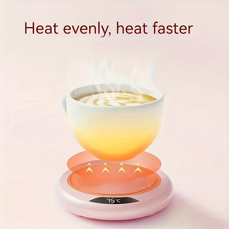 Introducing the innovative Constant Temperature Heating Coaster - the perfect solution for keeping your drinks warm at home or on the go. With a three-speed adjustable heating function ranging from 55 to 75 degrees, this office cup heater is suitable for