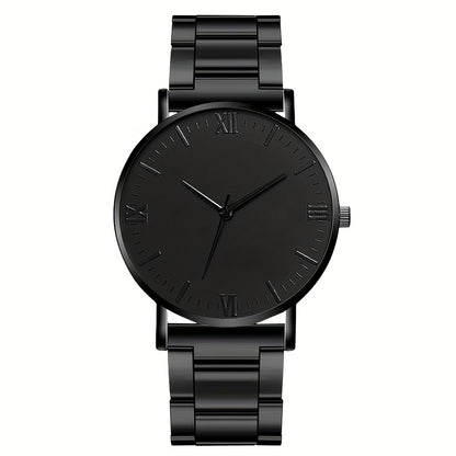 Men's stylish quartz watch with zinc alloy case and band, suitable for everyday wear and special occasions. Ideal gift.