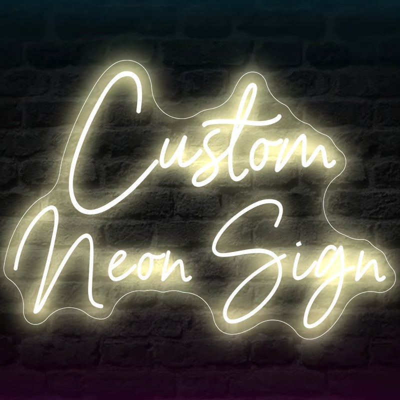 Neon Sign: Bright, Easy to Install Wall Decor for Events | USB Powered, Safe, Energy Efficient | Ideal Home Lighting Gift