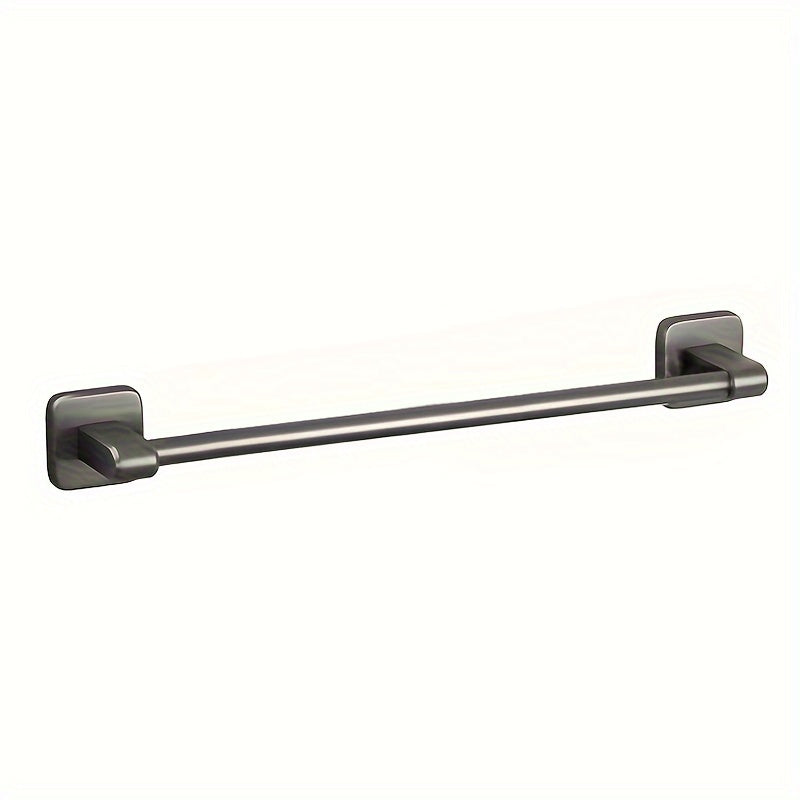 Space-saving self-adhesive towel bar made of rustproof aluminum and durable ABS for easy installation in bathrooms and kitchens. Available in 30/40/50cm options with a sleek modern design, perfect for storage and as a gift decoration.