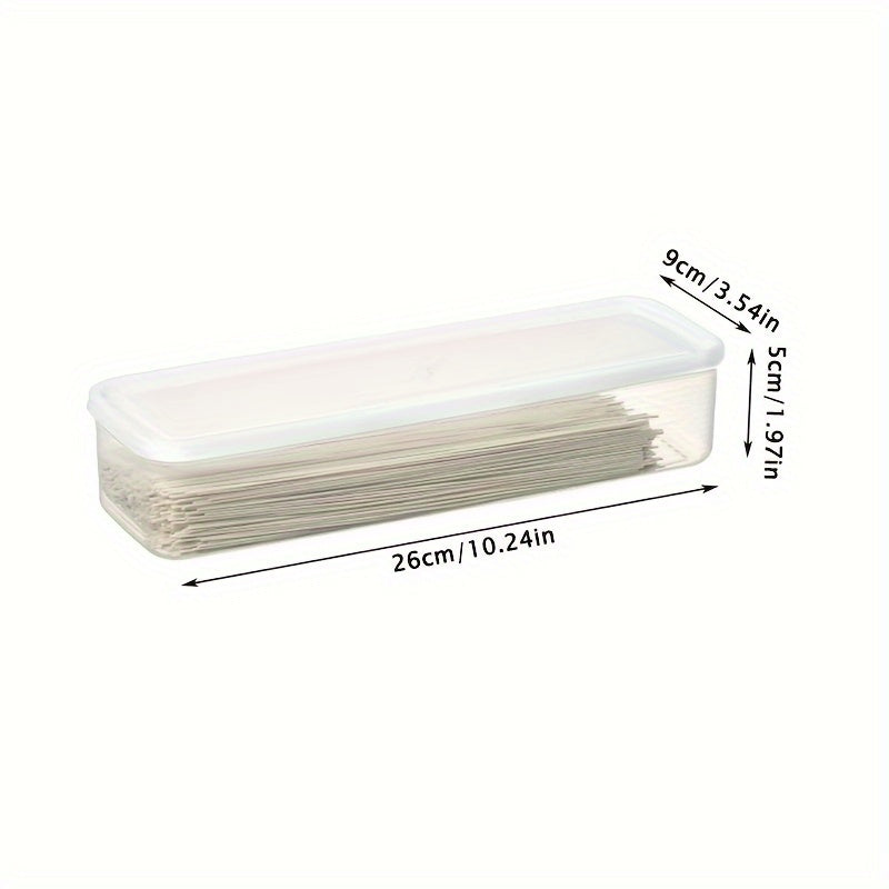 BPA-Free Polypropylene Food Storage Containers Set with Lids - Perfect for Storing Pasta, Deli Meats, and Grains in the Fridge - Clear Boxes for Organizing and Saving Space in the Kitchen