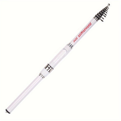 Portable telescopic fishing rod made of carbon fiber and glass steel with spinning action for carp feeding. Travel-friendly with multiple lengths ranging from 149.96cm to 299.92cm. Ideal