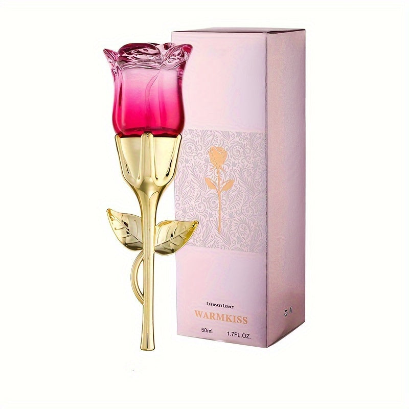 50ml Midnight Rose Women's Light Perfume with a fresh, natural and unique floral fragrance, ideal as a gift for a girlfriend.