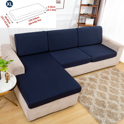 Classic Stretch Sofa Cover, Elastic Band Slipcover for Armchair to Sectional Sofas, Machine Washable Polyester and Spandex Blend, Fits Single to Four Seater Couches.