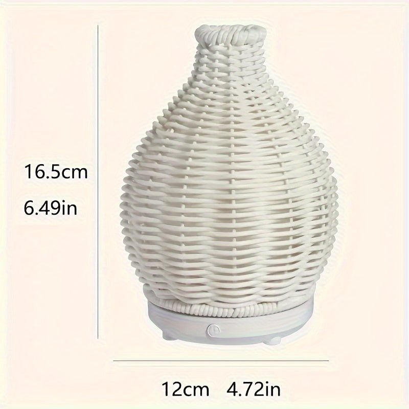 Improve sleep and relaxation with our Festive Wicker Humidifier. Enjoy moisture and aromatherapy wherever you go. Suitable for bedroom, office, travel, and makes a great gift.