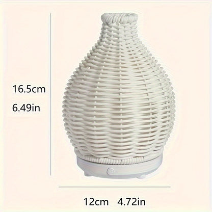 Improve sleep and relaxation with our Festive Wicker Humidifier. Enjoy moisture and aromatherapy wherever you go. Suitable for bedroom, office, travel, and makes a great gift.