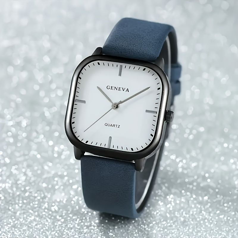 Quartz watch with five pieces