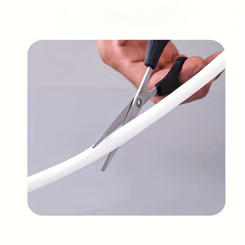 Silicone window sealing strip for 1 piece, suitable for both internal and external opening windows. Provides sound insulation, windproofing, collision prevention, heat preservation, and insulation.