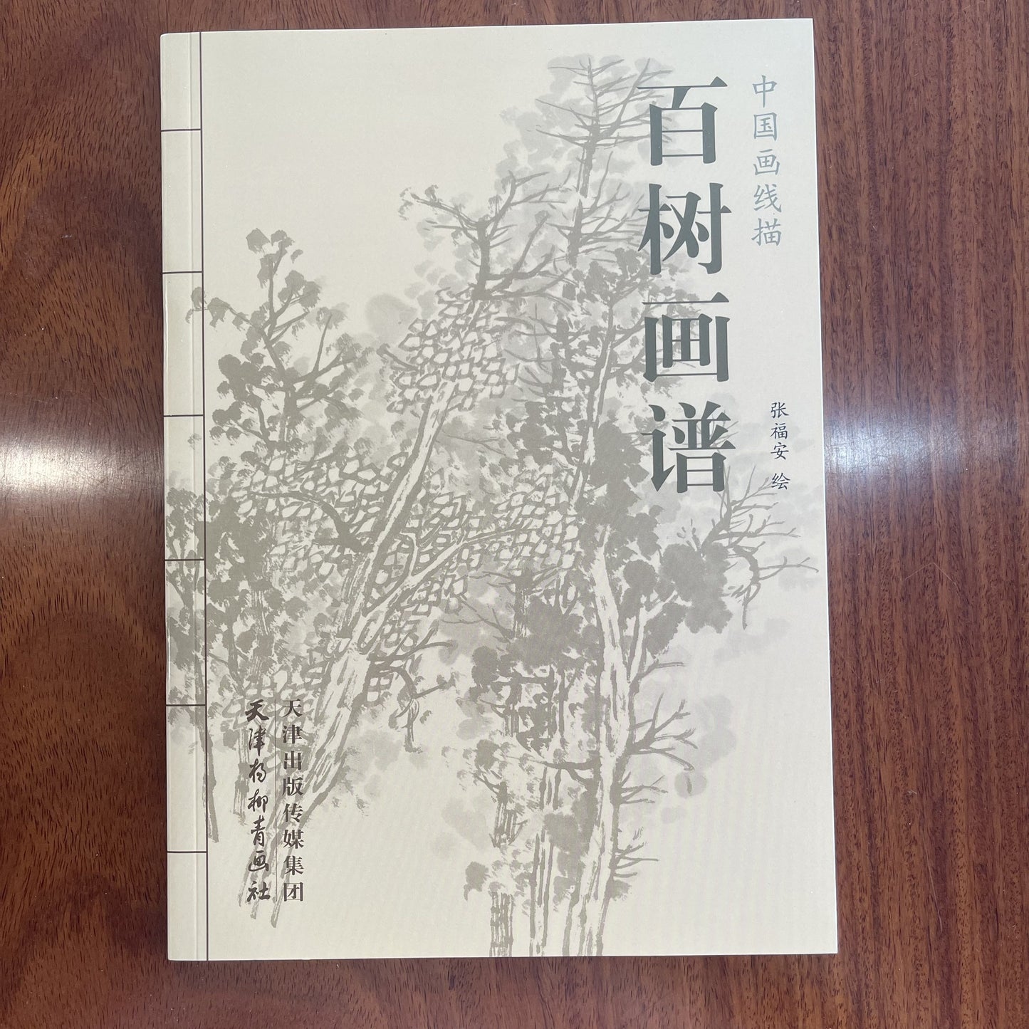 Chinese Ink Drawing - Book of 100 Tree Paintings