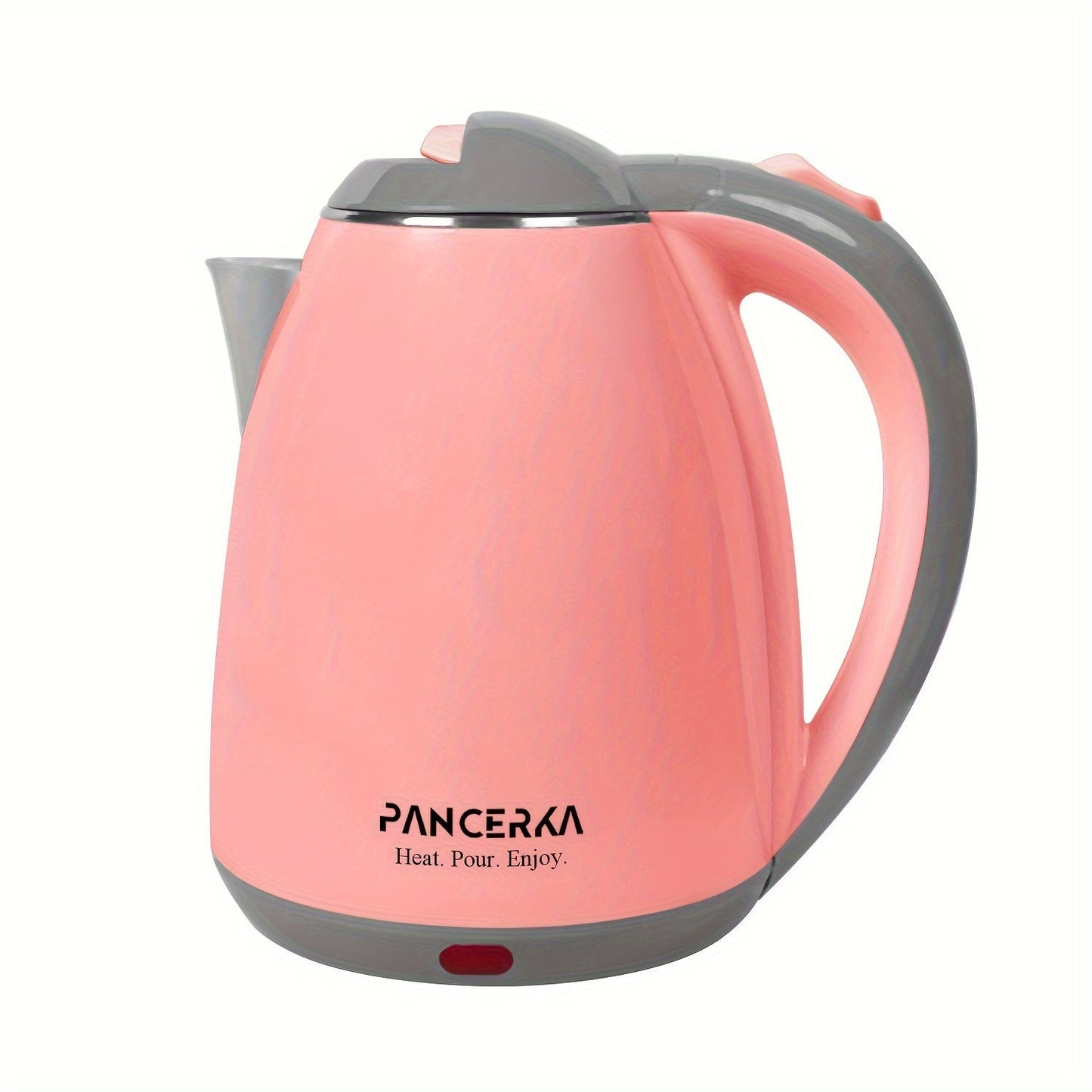 Get ready to experience quick and convenient boiling with the 1pc PANCERKA Electric Kettle. This 1500W kettle can rapidly boil 1.8L of water with its auto shut off feature for safety. Made of stainless steel, it is powered by a 220V European Standard