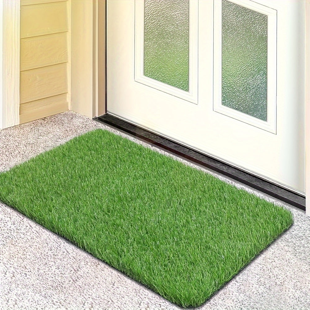 Top-Quality Artificial Turf Mat for Indoor and Outdoor Applications: Ideal for Decks, Porches, Entrances, Pet Areas, and Grocery Store Display Pads