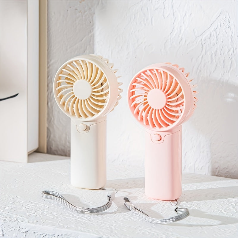 Handheld Mini Portable Fan, Lightweight and Battery Powered (Battery Not Included), Ideal for Outdoor Activities and Travel Purposes