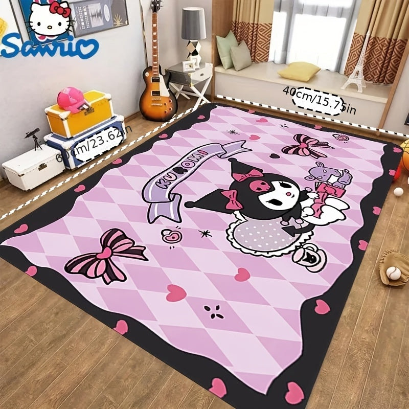 Soft, non-slip, and stable, the Sanrio Carpet is ideal for bedrooms, entrances, or corridors. It comes in one piece.