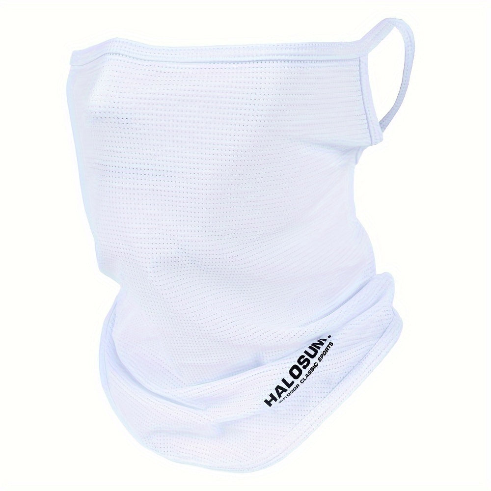 Protect your face with this breathable sun protection mask made of ice silk. Perfect for cycling and outdoor activities, this versatile neck gaiter is windproof and dustproof.