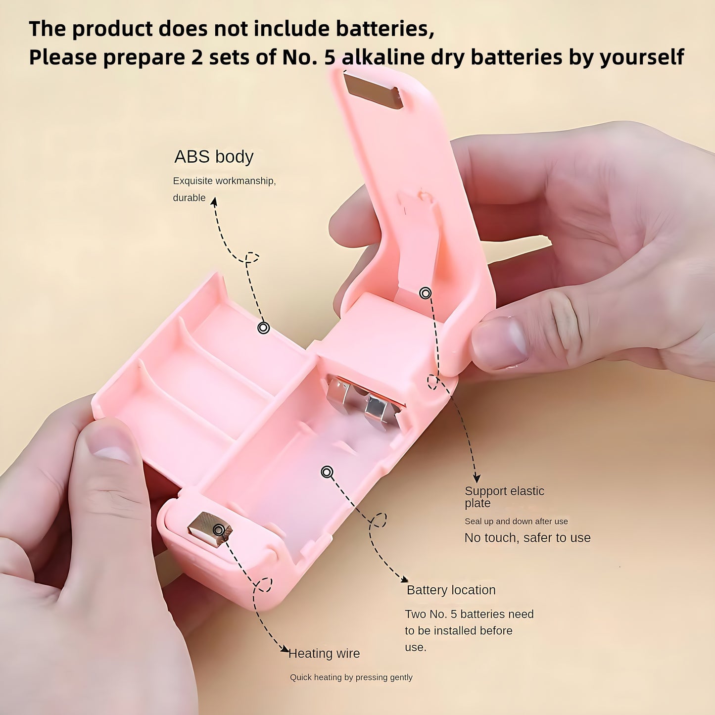 Mini snack sealer: compact, easy-to-use, battery-powered, for commercial use.