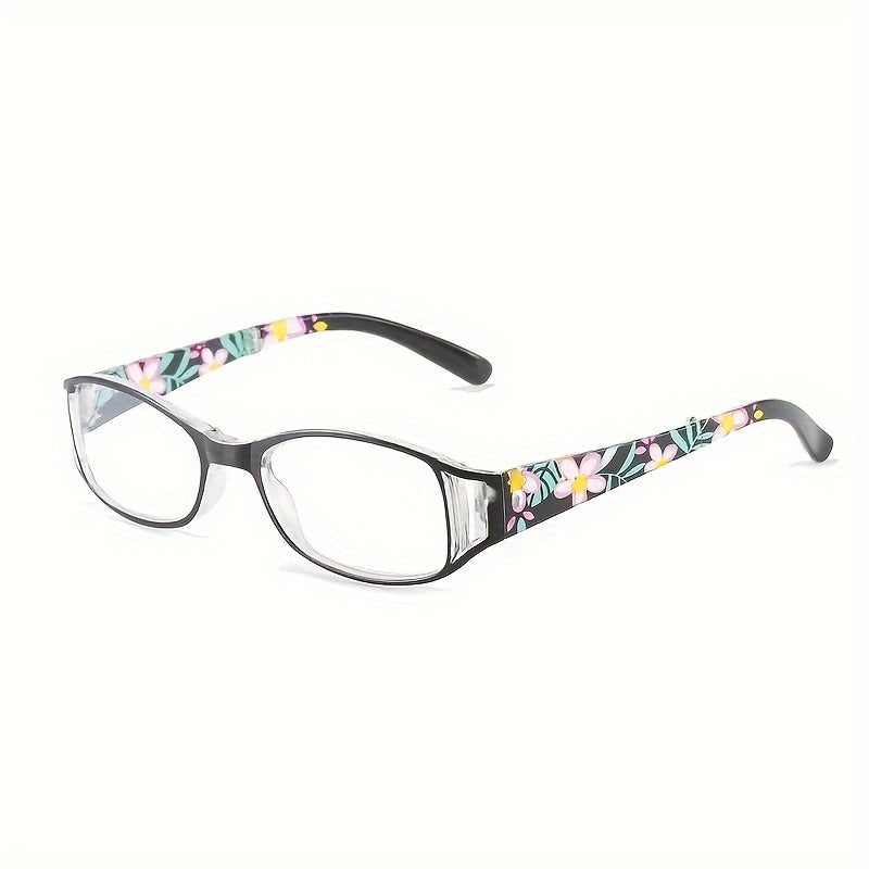 1pc Vintage Printed Folding Reading Glasses, Ideal Gift for Women.