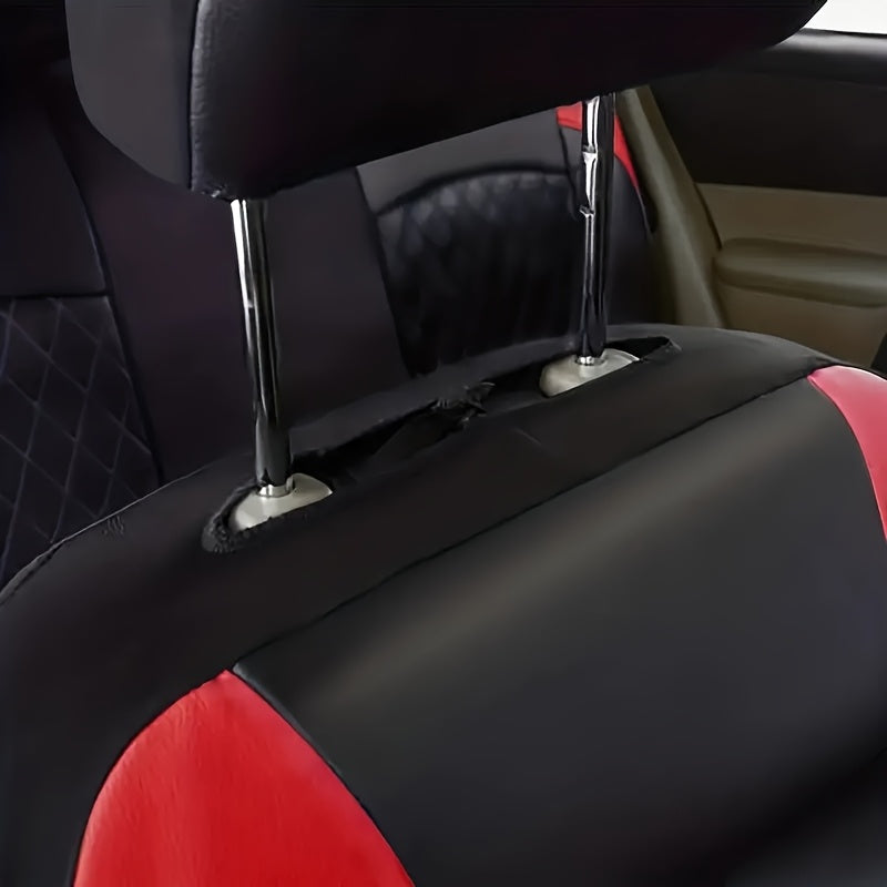 Luxury 5-seater car seat covers with diamond stitching, sponge padding, airbag compatibility, and easy installation for SUVs, cars, and trucks.