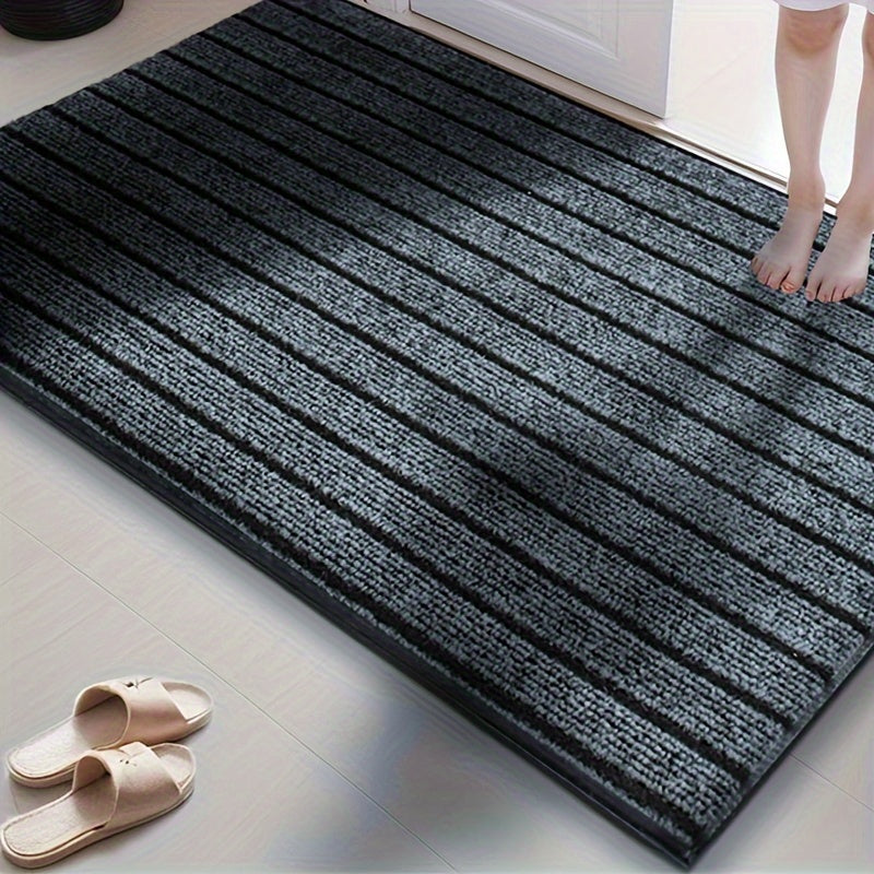 Introducing a versatile Long Striped Carpet (available in multiple sizes) ideal for entryways, with non-slip, waterproof, and stain-resistant features. Perfect for kitchens, living rooms, bedrooms, and hallways, this specially designed mat also functions