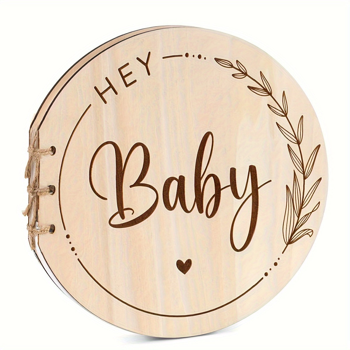 This unique christening guestbook alternative features a wooden cover, perfect for creating a signed keepsake filled with precious memories for mom. With 35 blank pages for heartfelt advice and wishes, this makes a wonderful pregnancy gift for a new mom.