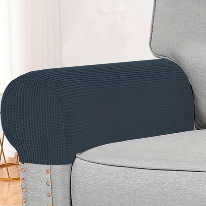 2 stretch sofa arm covers that are dust-proof and pet scratch-proof, perfect for home decor.