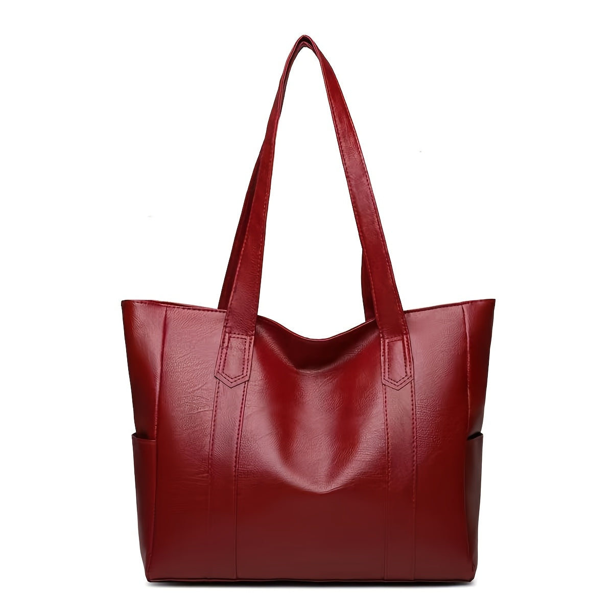 Stylish tote bag with safety zipper closure - perfect gift for women. Available in light brown, gray, or black. Spacious and versatile, perfect for daily use.