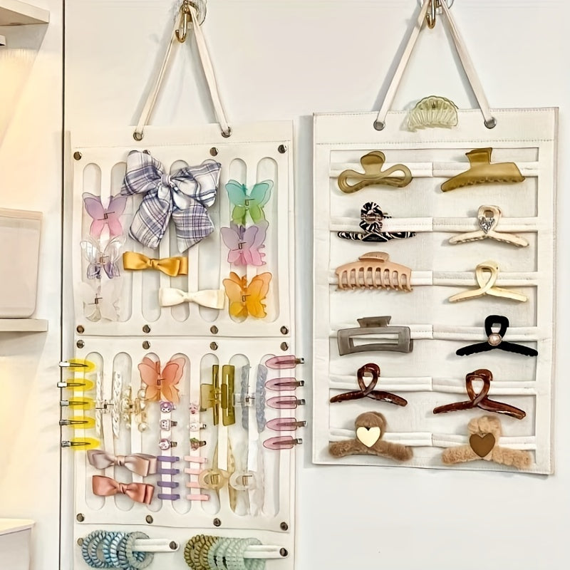 Hair Clip Storage Rack, Organize Your Hair Accessories with this Hanging Storage Organizer, Wall Decor Piece