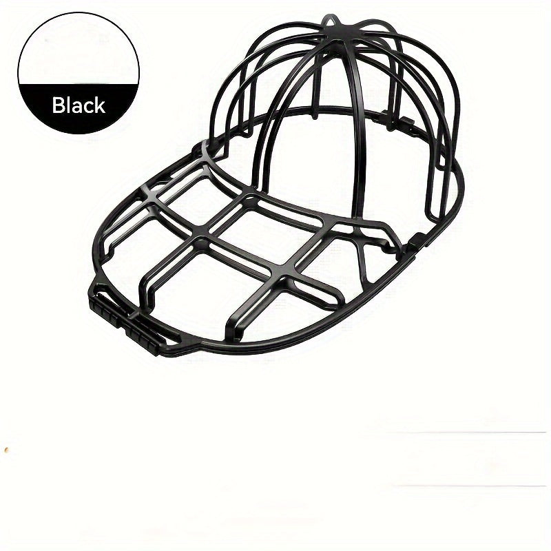 Hat rack made of portable plastic - protects baseball caps and hats from deformation during travel. Requires no electricity to use. Color: white.