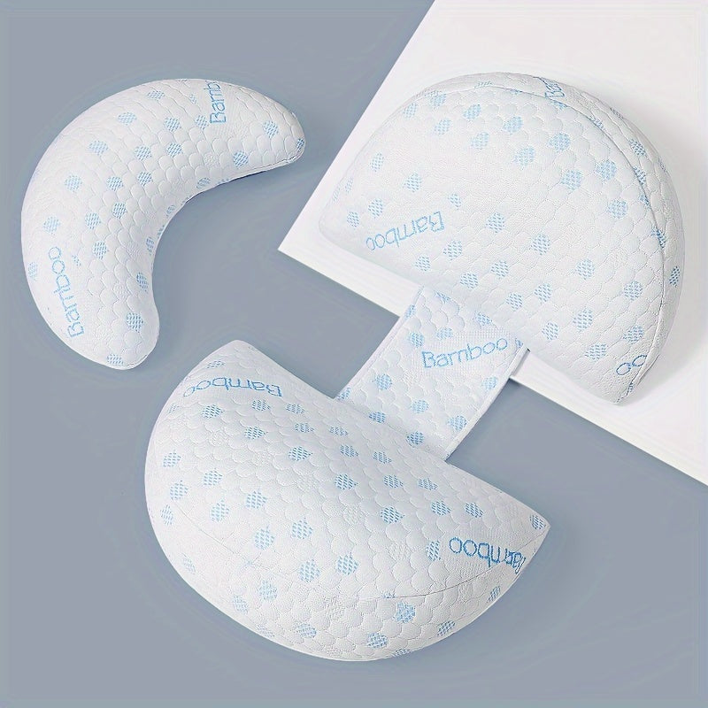 Maternity Pillow Designed for Side Sleepers - Offers Soft, Full-Body Support with Removable Cover, Perfect for Back, Hips & Legs