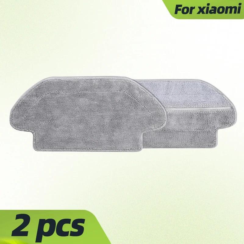 Set of 2 Mopping Cloths compatible with Xiaomi STYJ02YM, Viomi X2 SE, V2, V2PRO, V-RVCLM21B, V3, VXVC07-JG Robot Vacuum Cleaners