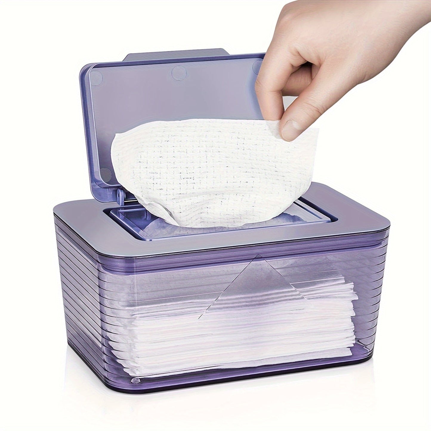 Wet Wipe Dispenser with Seal - Holds Plenty of Wipes, Easy to Refill with One Hand, Secure Closure for All Ages