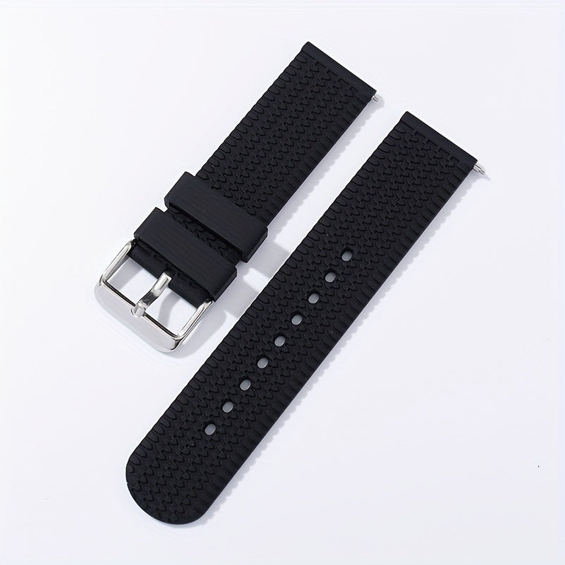 Get a premium Soft Sport Rubber Watch Strap with Quick Release Silicone Watchband in sizes 18mm, 20mm, 22mm, and 24mm. The perfect Gift choice for King's Day celebrations.