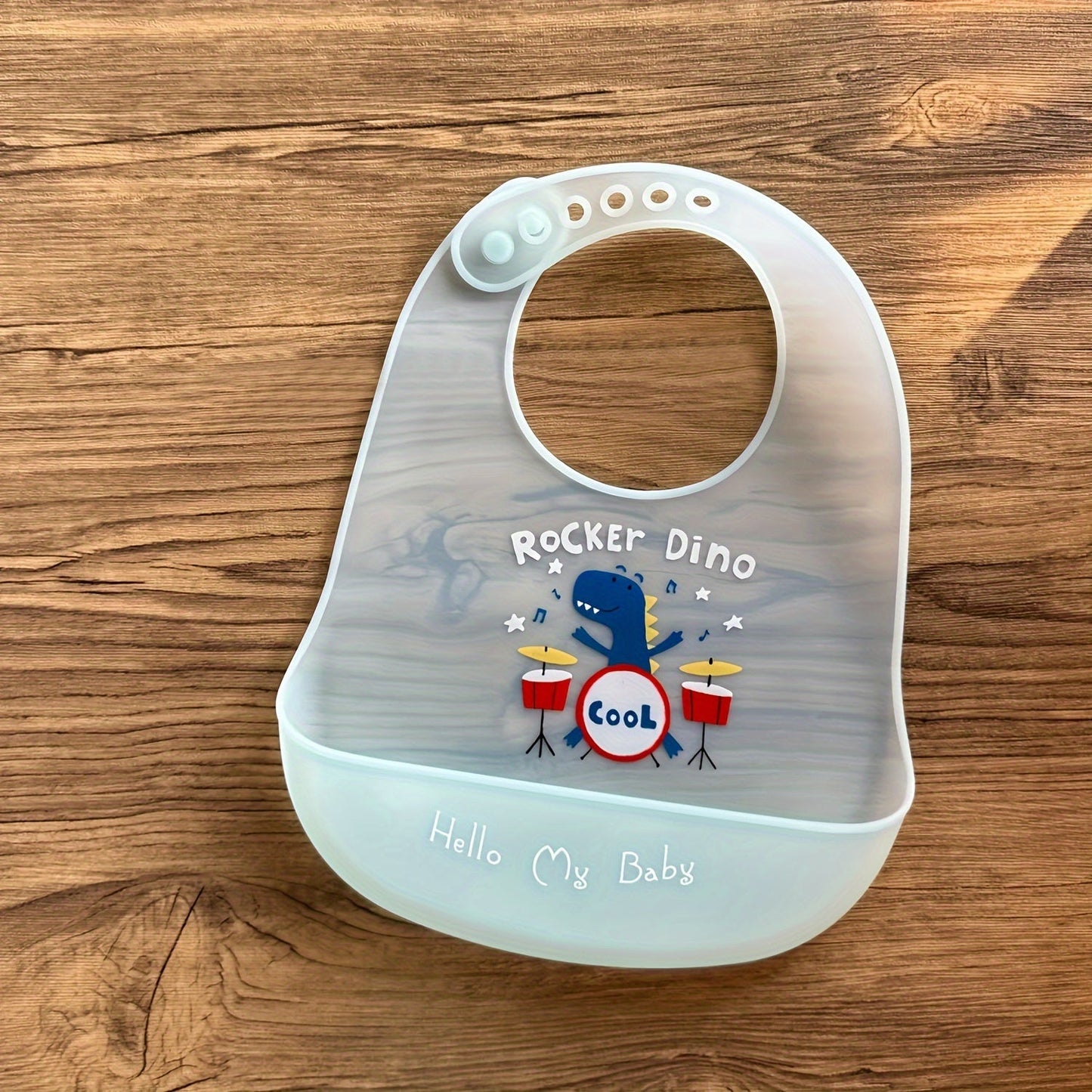 Soft and durable feeding bibs with adjustable neck band for cute babies, waterproof and adorable.