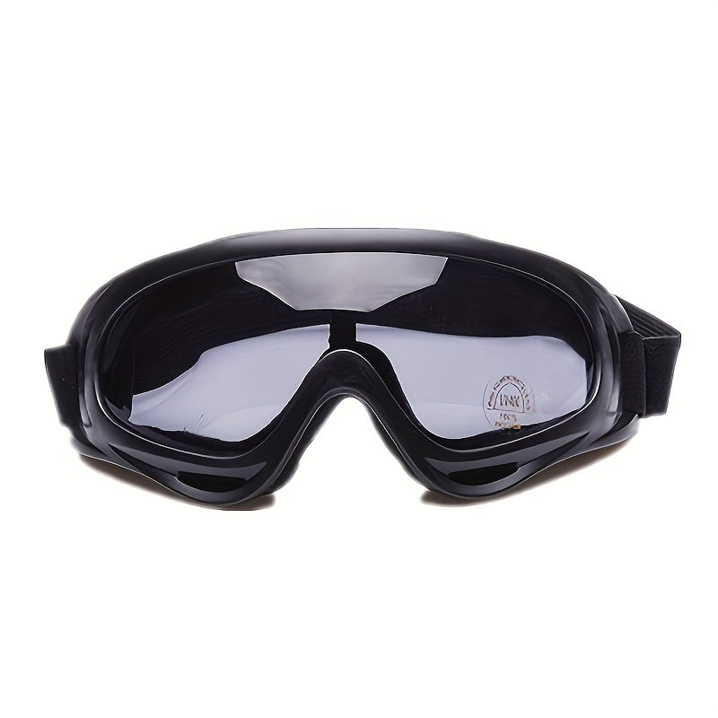 TPU Anti-Fog Windproof Goggles for Motorcycling, Cycling & Outdoor Activities, with Large Lens for Splash & Fog Protection.