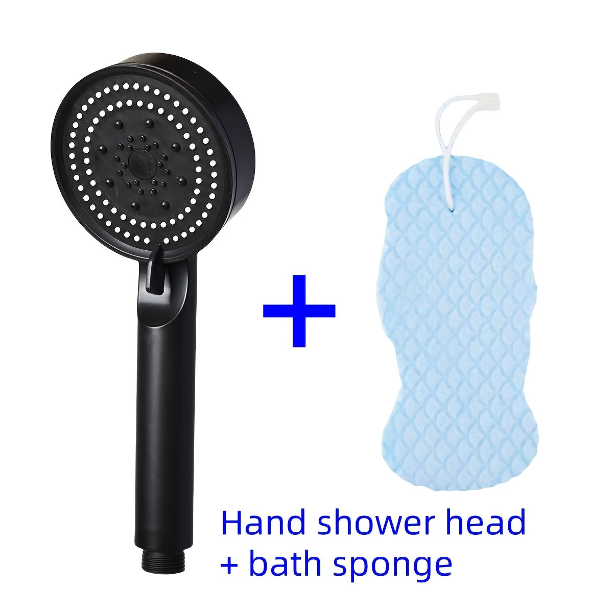 1pc 5-Mode High-Pressure Wall Mounted Shower Head