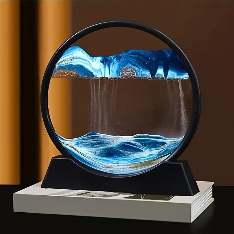 Art Timer Quicksand - Unique Decor for Living Room, Creative Gift Idea for Home and Office Desk