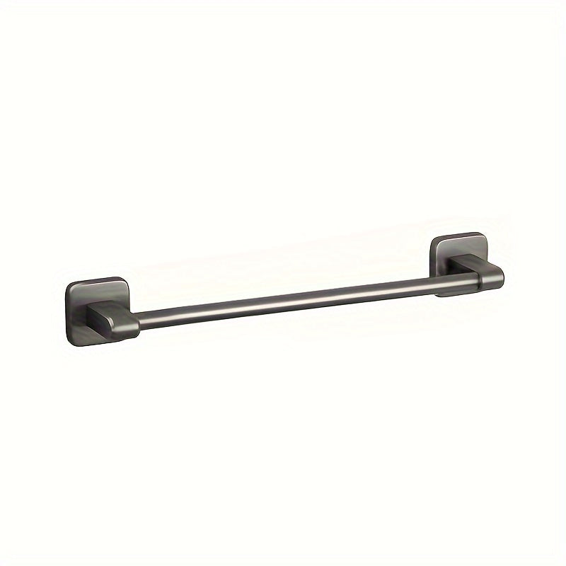 Space-saving self-adhesive towel bar made of rustproof aluminum and durable ABS for easy installation in bathrooms and kitchens. Available in 30/40/50cm options with a sleek modern design, perfect for storage and as a gift decoration.