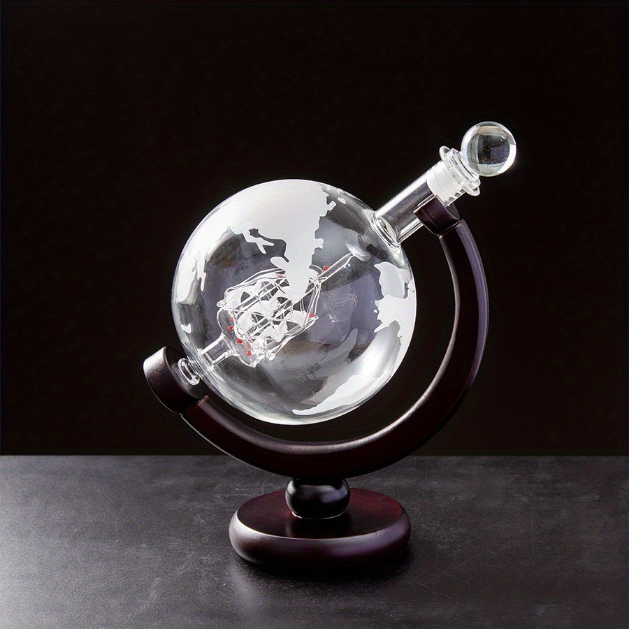 30oz Whiskey Globe Decanter Set - Perfect gift for men and women. Great for liquor, scotch, bourbon, and vodka.